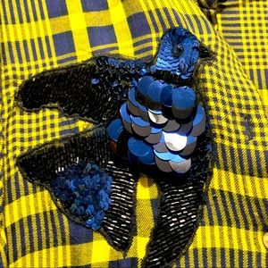 H&M plaid button down